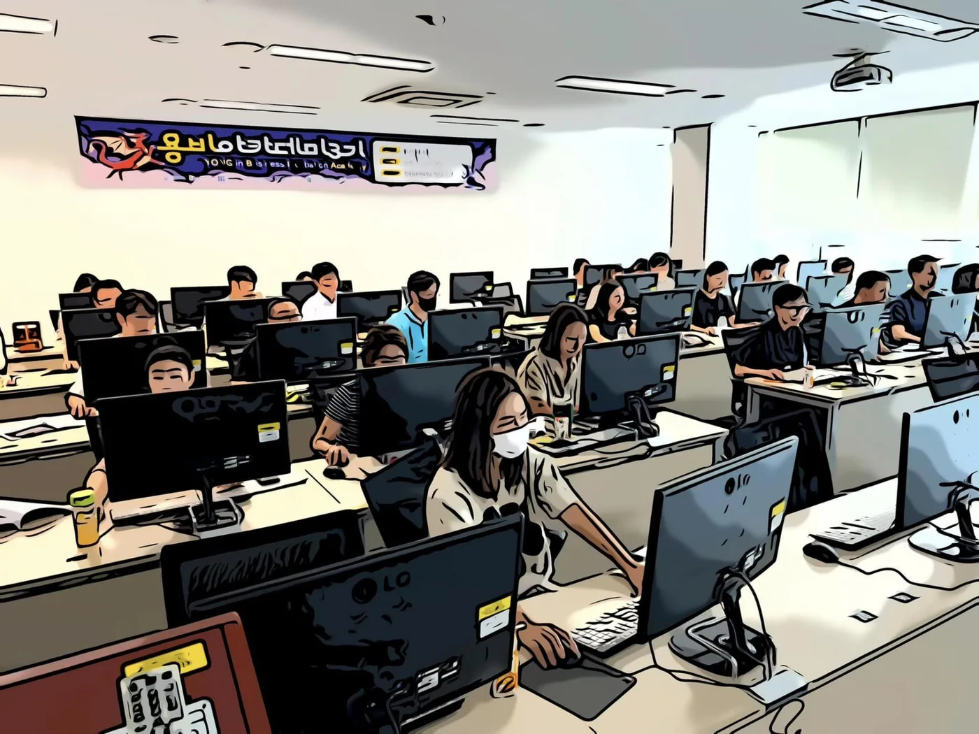 경기도일자리재단 AI도구를 활용한 숏폼 제작 교육 교육 현장 - 나눔경영컨설팅 김종혁