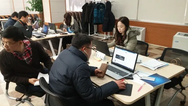 한국전력공사 쉬운 동영상촬영&편집교육 3일차중 3일차 마지막교육 교육 현장 - 나눔경영컨설팅 김종혁 강사