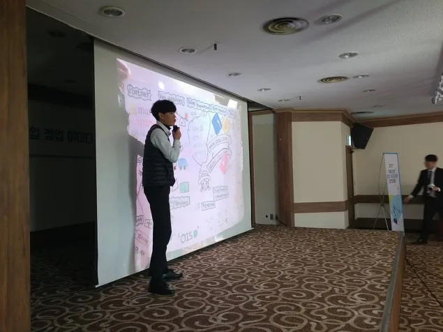 한국농수산식품유통공사 창업 비즈니스모델 캔버스'워크샵 교육 현장 - 나눔경영컨설팅 김종혁 강사