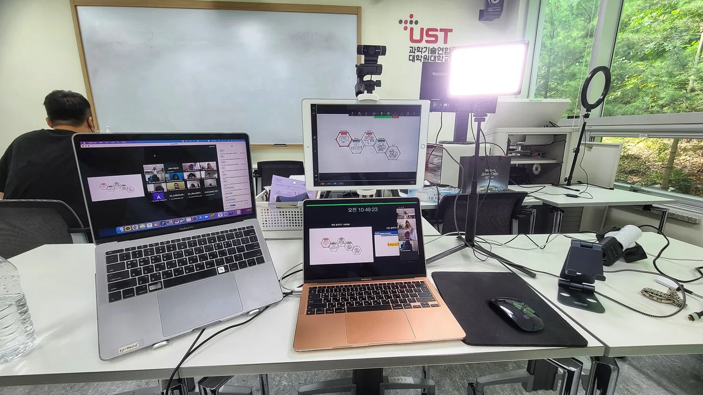 UST (한국과학기술연합대학원대학교) 디자인씽킹 워크샵 교육 현장 - 나눔경영컨설팅 김종혁 강사